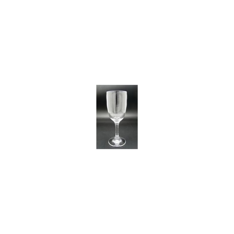 230ml - 7.7oz polycarbonate wine glasses