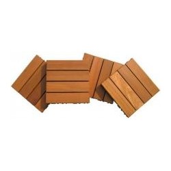 Solid Wood Deck Tiles