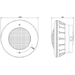 LED Pool and Spa LED lights housing