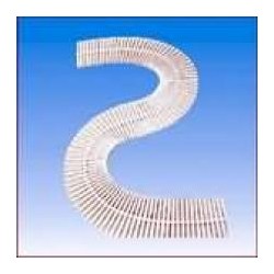 Swimming pool overflow grating tile H-G-30 30cm white