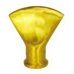 Fan jet brass fountain nozzle