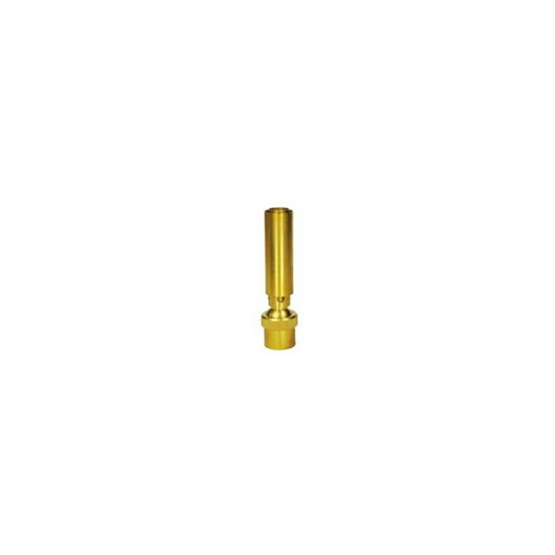 Doping gas spray brass nozzle for fountains